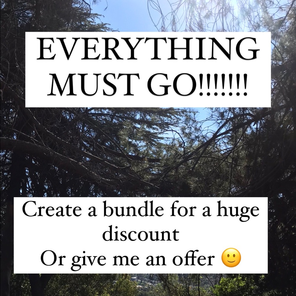 Everything must go
